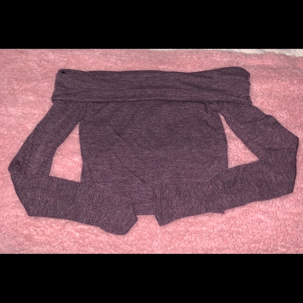 Off the shoulder crop top